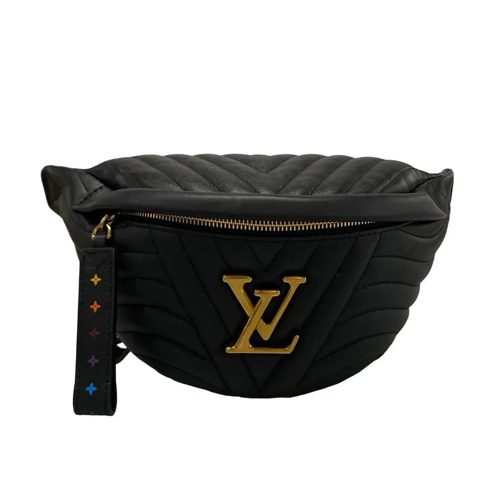 Louis Vuitton Bum Bag New Wave M53750 Smooth Leather Calf Leather
